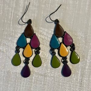 Multi-colored earrings